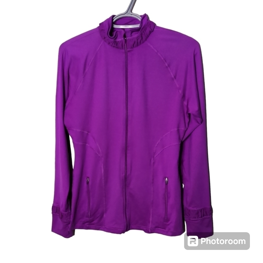 SPANX Contour Athletic Leisure‎ Jacket Magenta Size Medium
